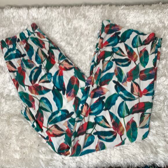 Onia Pants - Onia Mila Floral Resortwear Pants Swim Beach Cruise Sz Medium Tropical